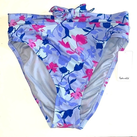 Splendid Floral Flury Floral Retro High Waist Bikini Bottom - Picture 3 of 7